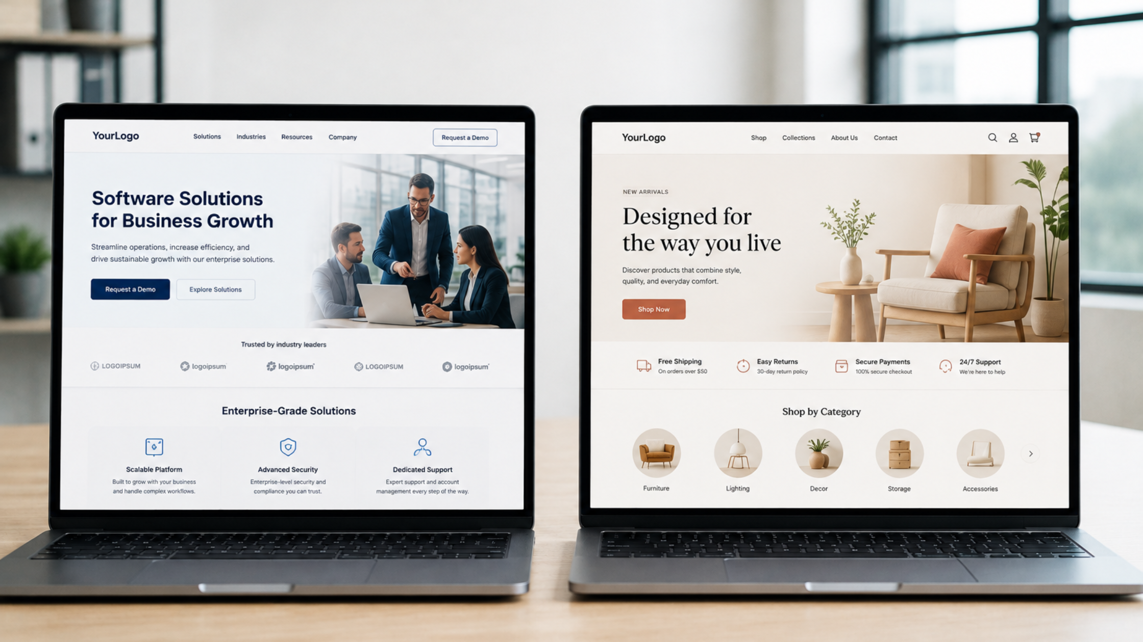 B2B vs B2C Website Design