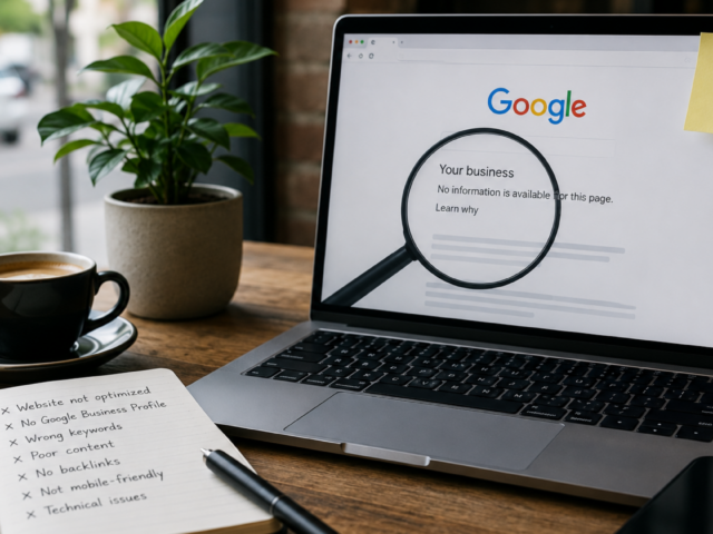 Why Isn’t My Business Showing Up on Google? The Most Common SEO Mistakes